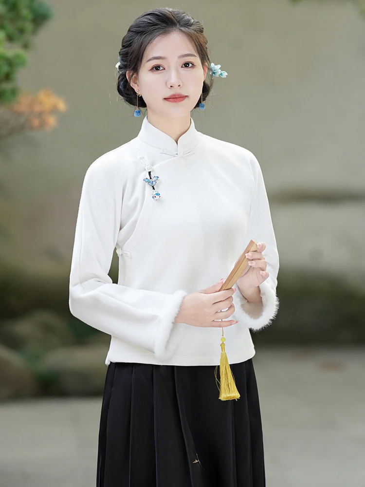 Cloud Layer Spring Autumn Vest Inner ort Knitted Cotton Base Top Chinese Sle Tea Service Traditional Costume
Cloud Layer Spring Autumn Vest Inner ort Knitted Cotton Base Top Chinese Sle Tea Service Traditional Costume