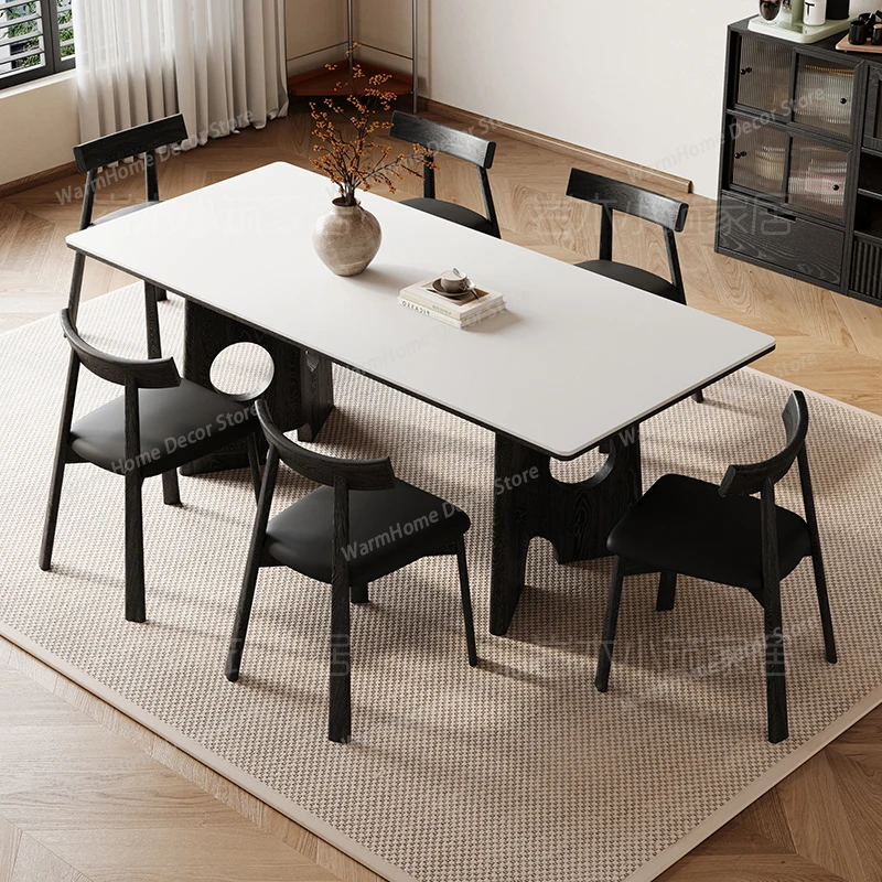 Minimalist Set Dining Table White Garden Ornament Modern Dinette Dining Table Restaurant Outdoor Mesa De Jantar Furniture Home
Minimalist Set Dining Table White Garden Ornament Modern Dinette Dining Table Restaurant Outdoor Mesa De Jantar Furniture Home