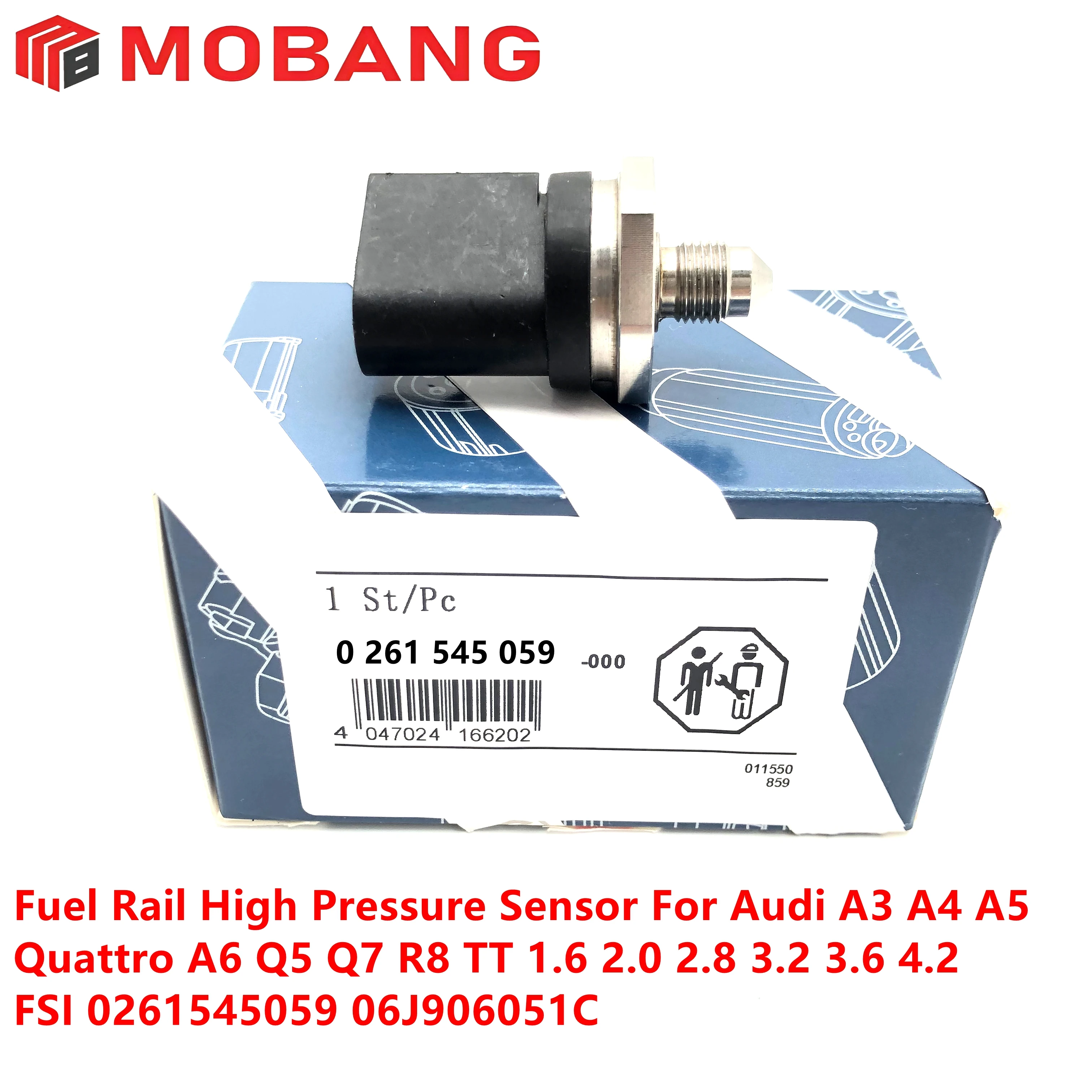 Fuel Rail High Pressure Sensor For Audi A3 A4 A5 Quattro A6 Q5 Q7 R8 TT 1.6 2.0 2.8 3.2 3.6 4.2 FSI 0261545059 06J906051C
Fuel Rail High Pressure Sensor For Audi A3 A4 A5 Quattro A6 Q5 Q7 R8 TT 1.6 2.0 2.8 3.2 3.6 4.2 FSI 0261545059 06J906051C