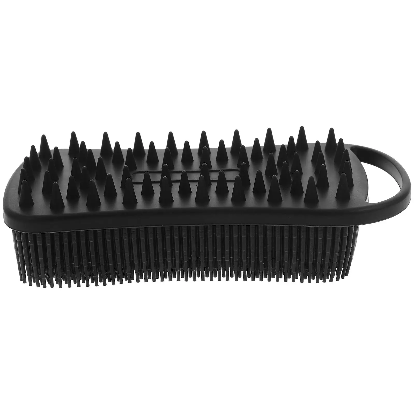 Silicone Beard Brush Body Scrubber Black Large Square Soft Bristles Shower Exfoliating Cleansing Grooming Bath Two Sided Touch
Silicone Beard Brush Body Scrubber Black Large Square Soft Bristles Shower Exfoliating Cleansing Grooming Bath Two Sided Touch