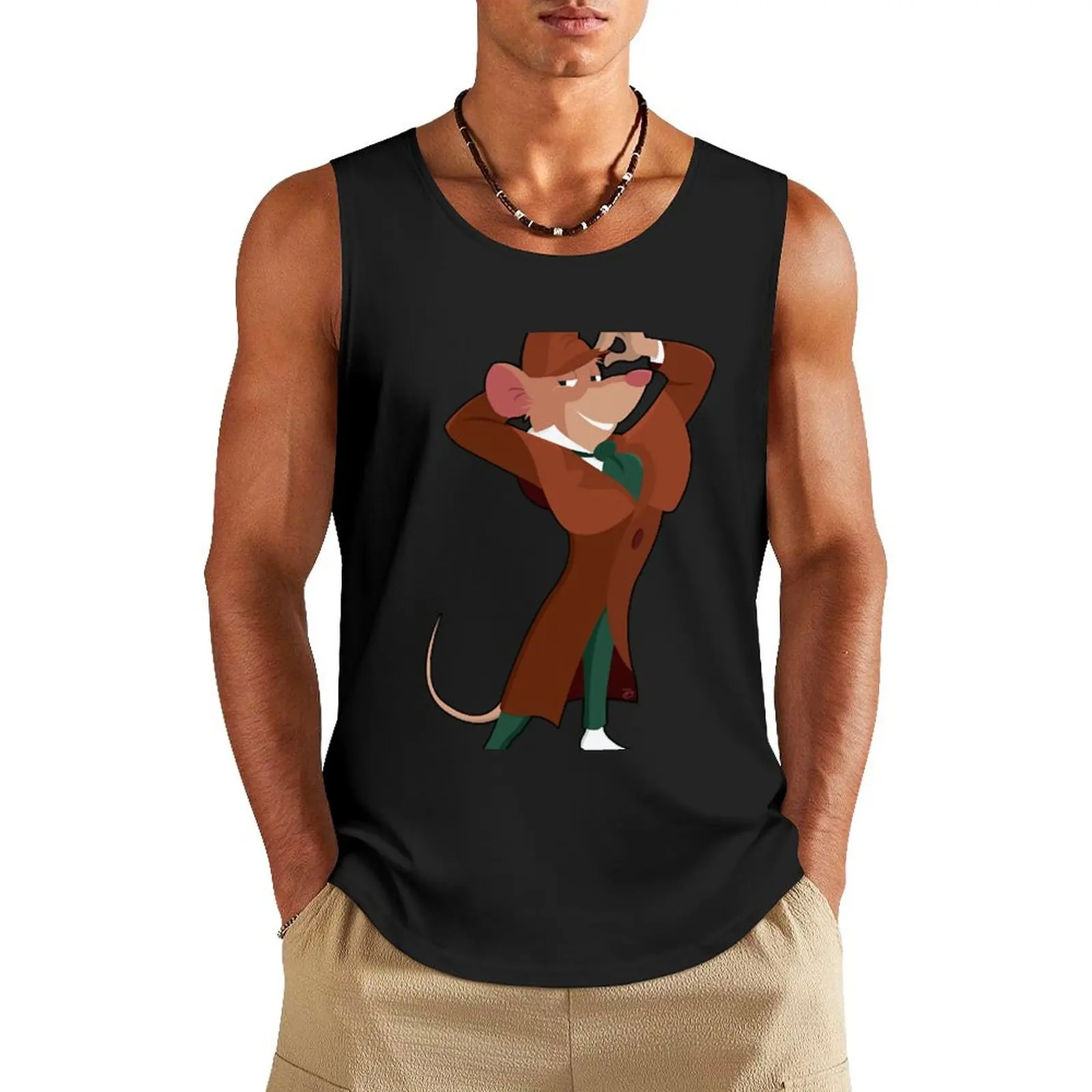 The Great Mouse Detective Basil Tank Top t-shirts for Men's gym gym shirt men Men's gym clothing t-shirt man
The Great Mouse Detective Basil Tank Top t-shirts for Men's gym gym shirt men Men's gym clothing t-shirt man