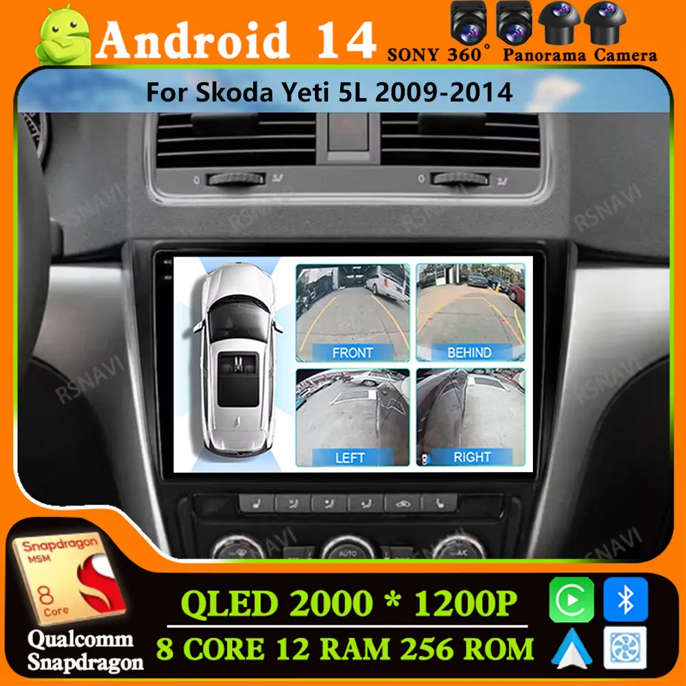 Andoird 14 Car Radio For Skoda Yeti 5L 2009 - 2014 Head Unit 4G LTE DVD Multimedia Navigation 2 DIN Wireless Carplay Auto Stereo
Andoird 14 Car Radio For Skoda Yeti 5L 2009 - 2014 Head Unit 4G LTE DVD Multimedia Navigation 2 DIN Wireless Carplay Auto Stereo