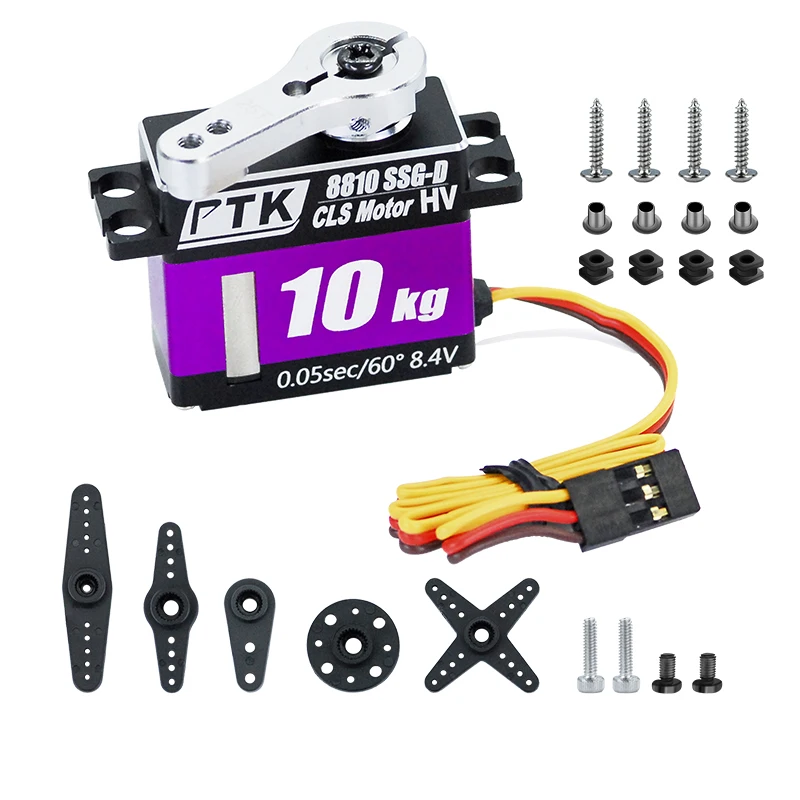 PTK8810 SSG-D 10 кг сервопривод 180/270 ° Цифровой сервопривод 1/8 1/10 Радиоуправляемый автомобиль, рулевое управление, планер с неподвижным крылом, турбореалет
PTK8810 SSG-D 10 кг сервопривод 180/270 ° Цифровой сервопривод 1/8 1/10 Радиоуправляемый автомобиль, рулевое управление, планер с неподвижным крылом, турбореалет