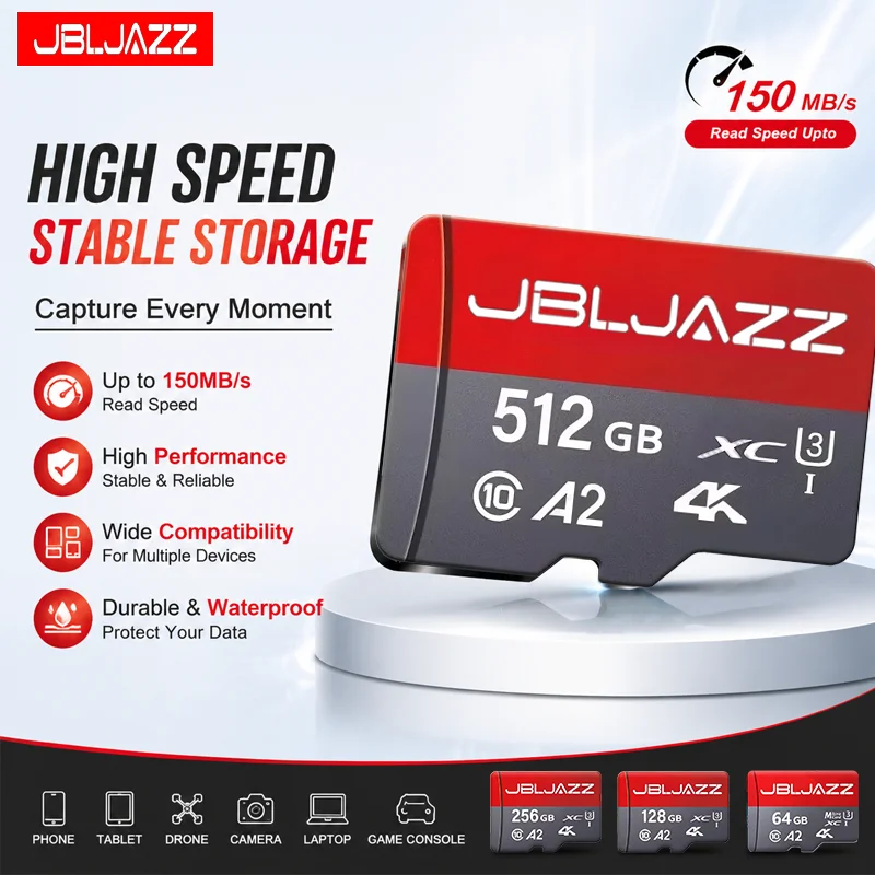 High Speed V30 U3 4K UHS-I SD Card 128GB 64GB 512GB 256GB A2 TransFlash TF Memory for Dash Cam Driving Recorder Car Camera
High Speed V30 U3 4K UHS-I SD Card 128GB 64GB 512GB 256GB A2 TransFlash TF Memory for Dash Cam Driving Recorder Car Camera