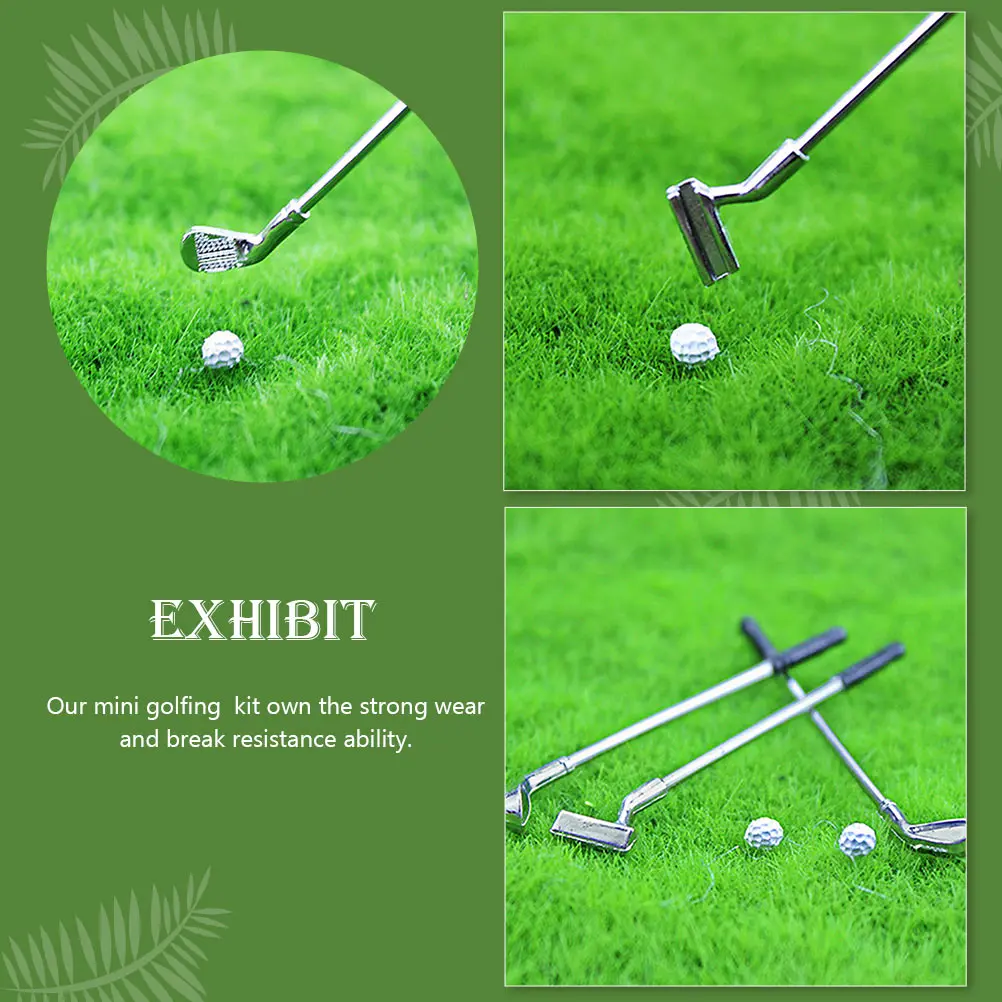 Mini Golf Gear Set Decorations Toys Golfing Indoor Game for Kids Alloy Child Simulation
Mini Golf Gear Set Decorations Toys Golfing Indoor Game for Kids Alloy Child Simulation