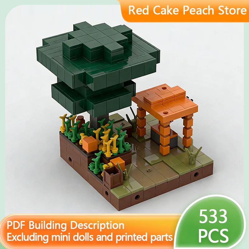 Популярный игровой конструктор MOC: Модульная сцена из строительных блоков «Тропическая деревня» — развивающая игрушка для детей, подарок на праздник, набор для сборки
Популярный игровой конструктор MOC: Модульная сцена из строительных блоков «Тропическая деревня» — развивающая игрушка для детей, подарок на праздник, набор для сборки