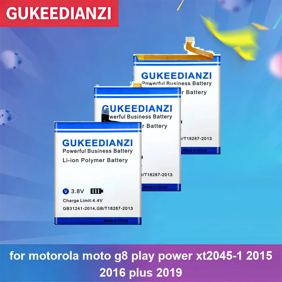 Mobile Phone Battery Reliable Power KD40 KG40 KZ50 5000-6150mAh For Motorola Moto G8 Play Power XT2045-1 2015 2016 Plus 2019
Mobile Phone Battery Reliable Power KD40 KG40 KZ50 5000-6150mAh For Motorola Moto G8 Play Power XT2045-1 2015 2016 Plus 2019