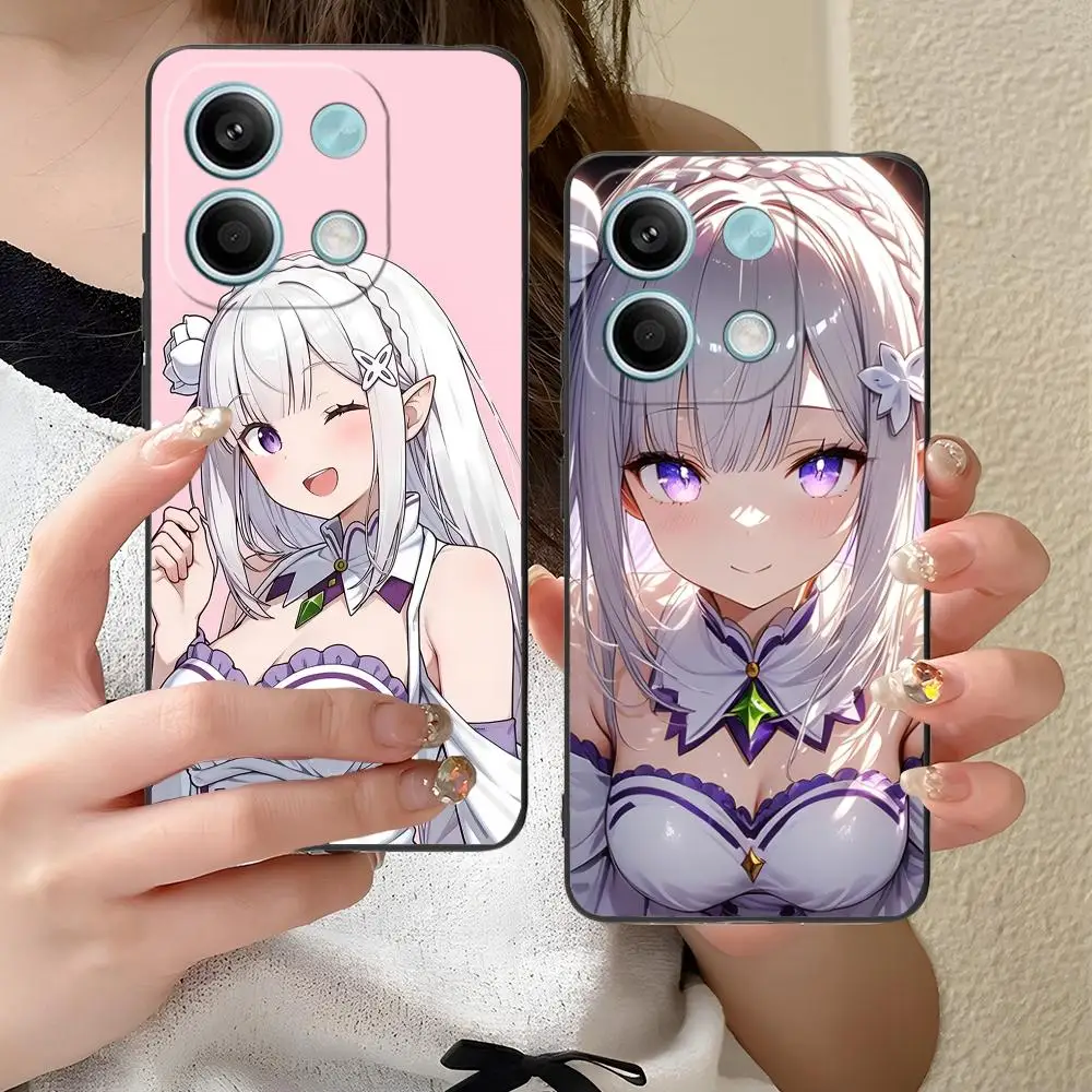 Чехол для мобильного телефона ReZero Emilia Waifu для Xiaomi Redmi Note 14 13 12 11 S Pro Plus 4G 5G с цветным принтом, красивый чехол
Чехол для мобильного телефона ReZero Emilia Waifu для Xiaomi Redmi Note 14 13 12 11 S Pro Plus 4G 5G с цветным принтом, красивый чехол