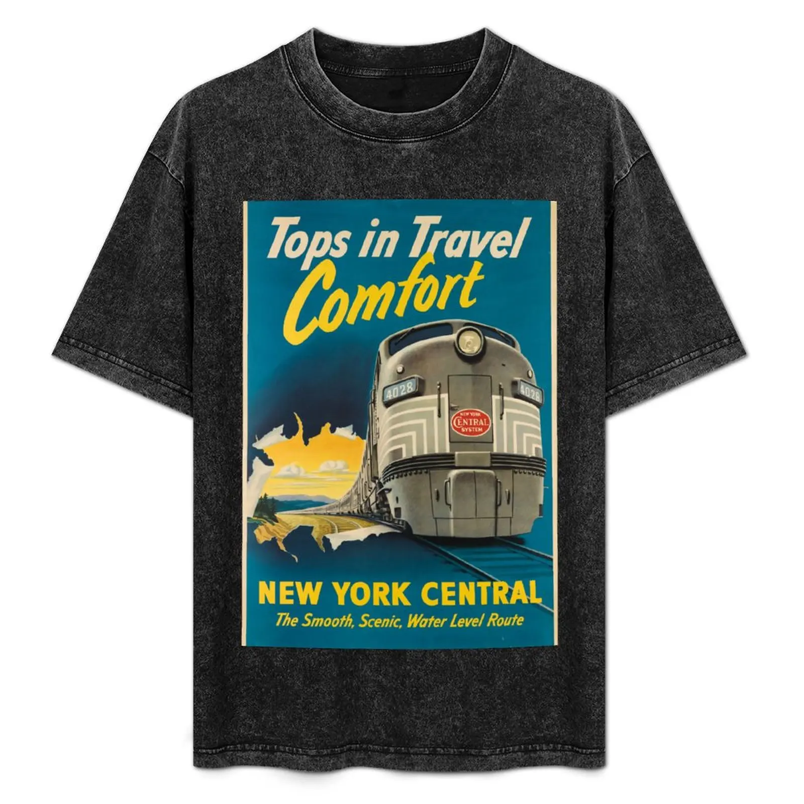 Tops in Travel retro poster T-Shirt Daily Work Short Sleeve Top
Tops in Travel retro poster T-Shirt Daily Work Short Sleeve Top