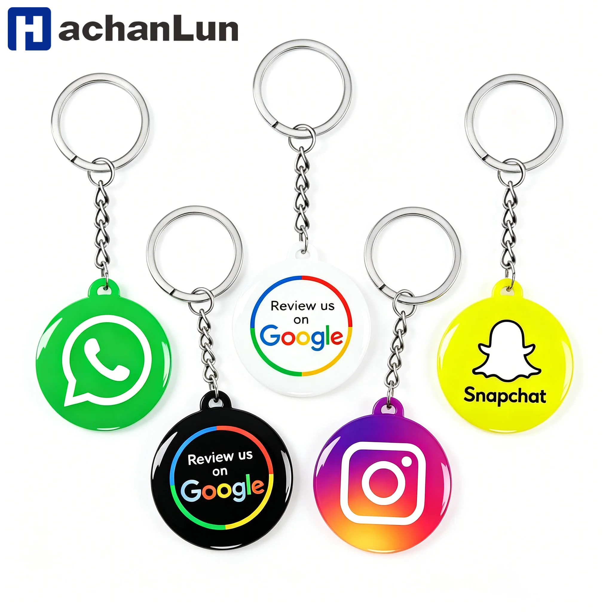 Universal NFC Epoxy Google Review Keychain Facebook Instagam for iPhone/Android Tap URL Writing Social Business Review Cards
Universal NFC Epoxy Google Review Keychain Facebook Instagam for iPhone/Android Tap URL Writing Social Business Review Cards