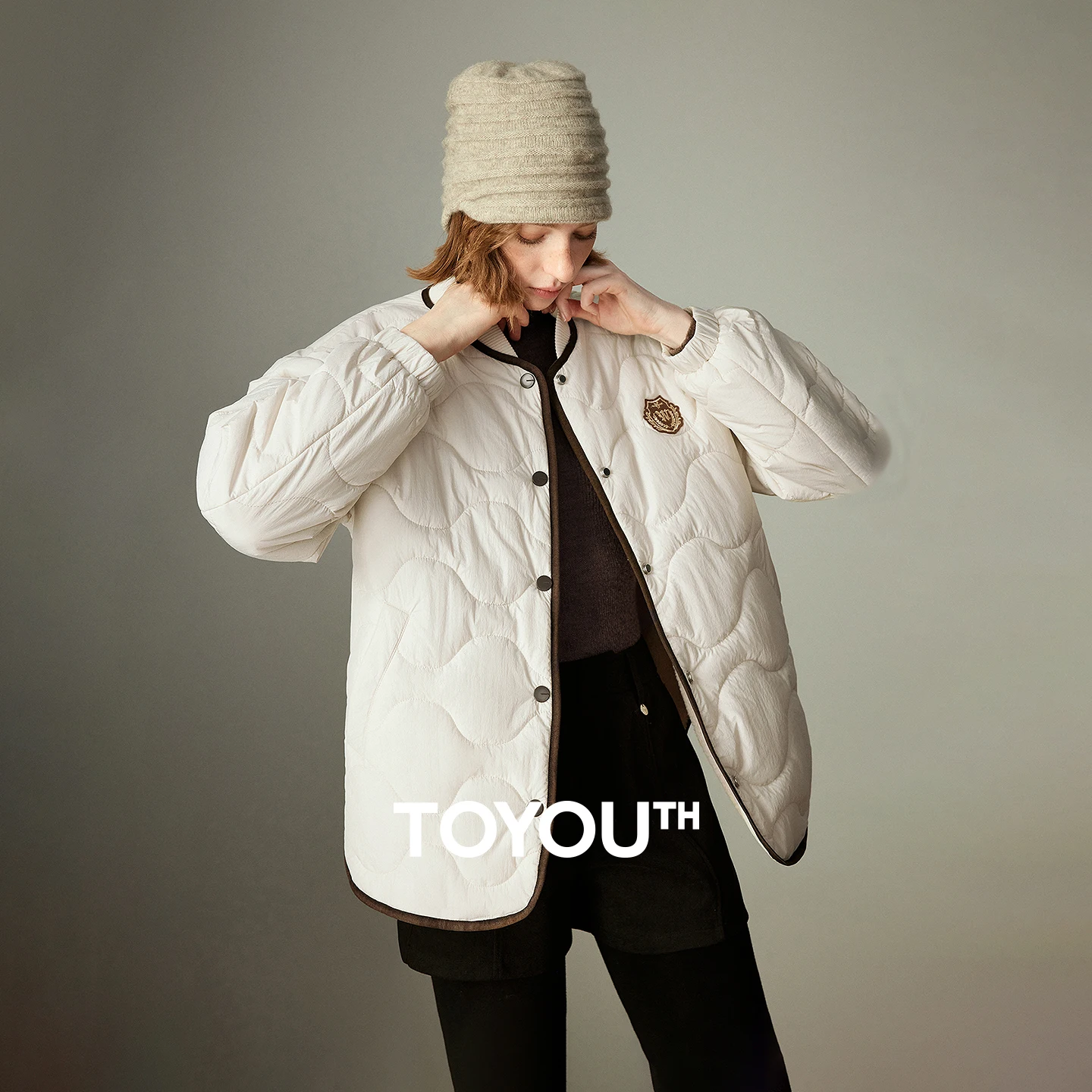 TOYOUTH Women Lightweight Warm Varsity Cotton Jackets 2025 Winter New Academy Badge Outerwear
TOYOUTH Women Lightweight Warm Varsity Cotton Jackets 2025 Winter New Academy Badge Outerwear