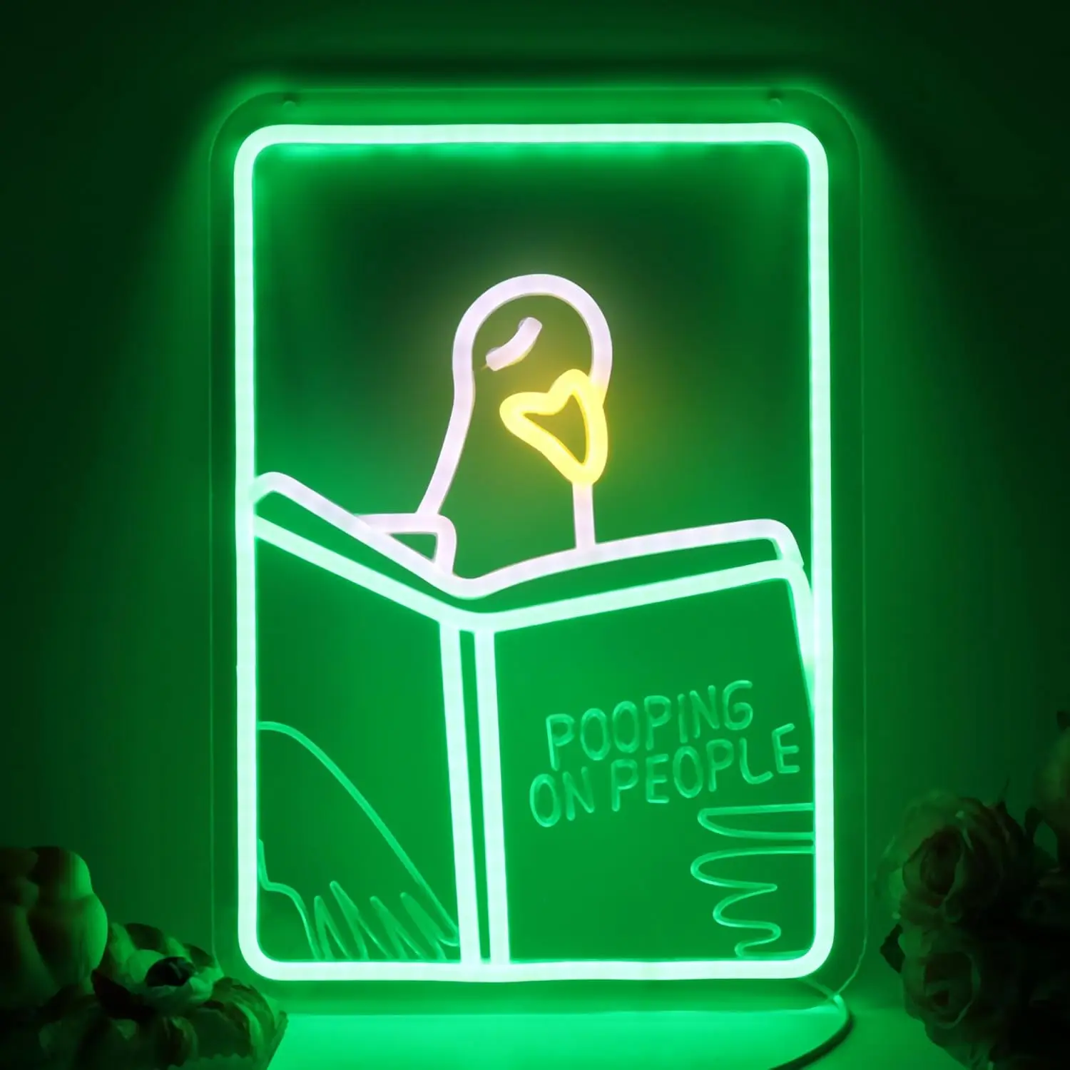 LED Cute Pigeon Bird Looking Book Neon Sign USB Powered For Wall Decor Neon Light Sign For Bedroom Home Man Cave Garage Decor
LED Cute Pigeon Bird Looking Book Neon Sign USB Powered For Wall Decor Neon Light Sign For Bedroom Home Man Cave Garage Decor