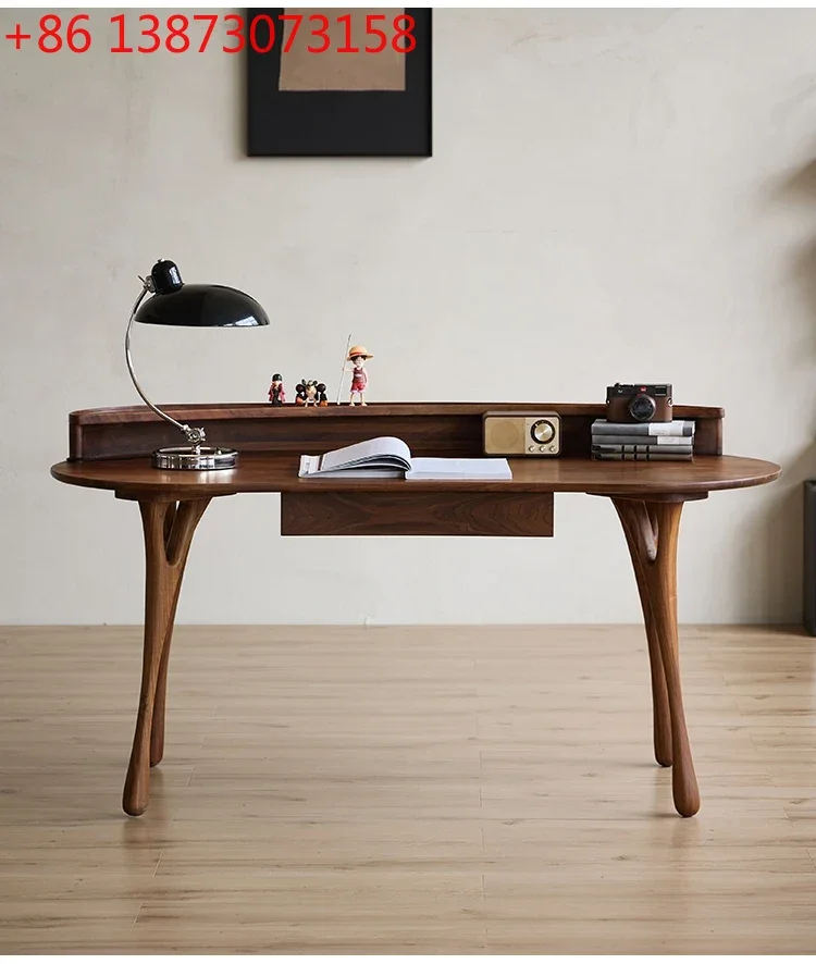 North American black walnut solid wood desk computer desk writing desk log
North American black walnut solid wood desk computer desk writing desk log
