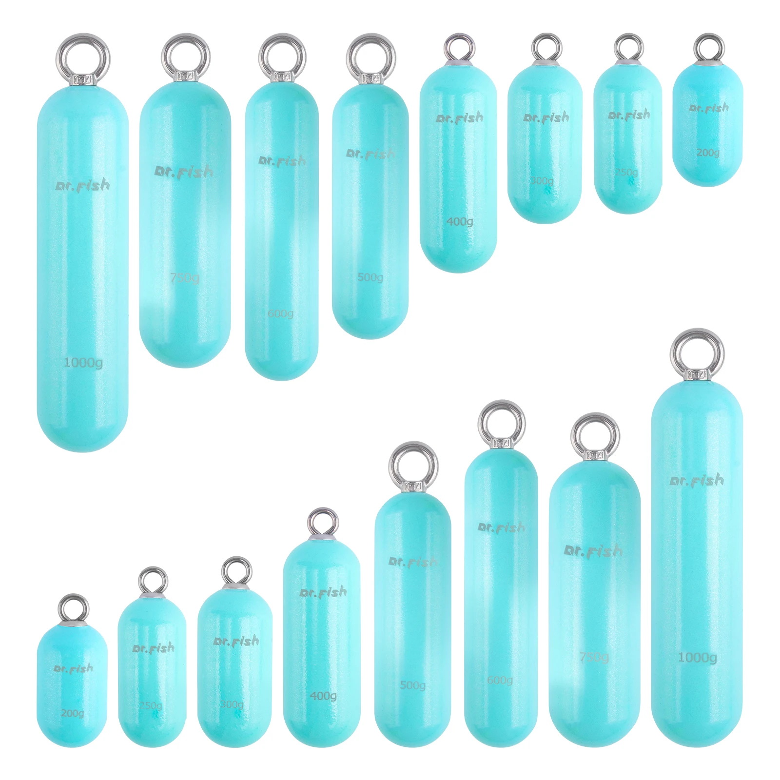 200-1000g Lead Free Fishing Weight Sinker Steel Heavy Sinker Eco-friendly Cylindrical Deep Drop Weight for Grouper Drum Pompano
200-1000g Lead Free Fishing Weight Sinker Steel Heavy Sinker Eco-friendly Cylindrical Deep Drop Weight for Grouper Drum Pompano