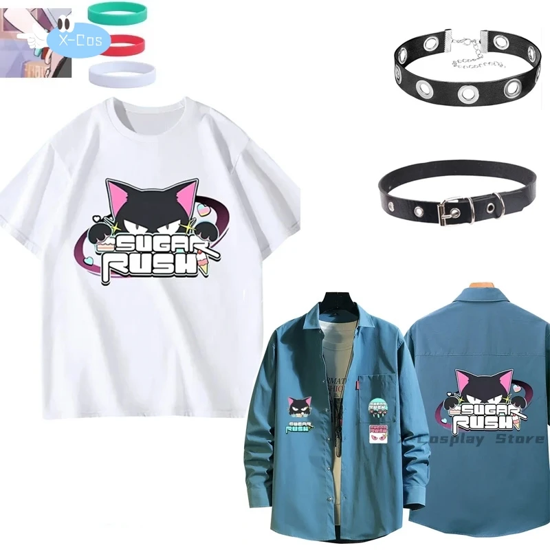 Blue Game Archive ive ALIVE Kurimura Airi Tanga Ibuki t-shirt Cosplay Kyouyama Kazusa Coat shirt Band Costume Men Women tops
Blue Game Archive ive ALIVE Kurimura Airi Tanga Ibuki t-shirt Cosplay Kyouyama Kazusa Coat shirt Band Costume Men Women tops