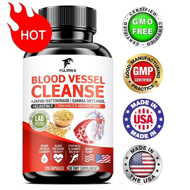 Vascular Cleansing Supplement - Increases Absorption, Dissolution, Blood Circulation - Flexibility & Elasticity Circulation
Vascular Cleansing Supplement - Increases Absorption, Dissolution, Blood Circulation - Flexibility & Elasticity Circulation