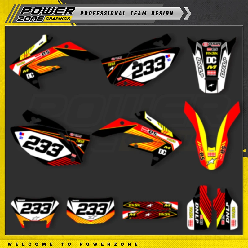PowerZone полная графика фоновые наклейки комплект наклеек для HONDA CRF250X 2019 2018-2004 250X индивидуальный номер мотоцикла 05
PowerZone полная графика фоновые наклейки комплект наклеек для HONDA CRF250X 2019 2018-2004 250X индивидуальный номер мотоцикла 05