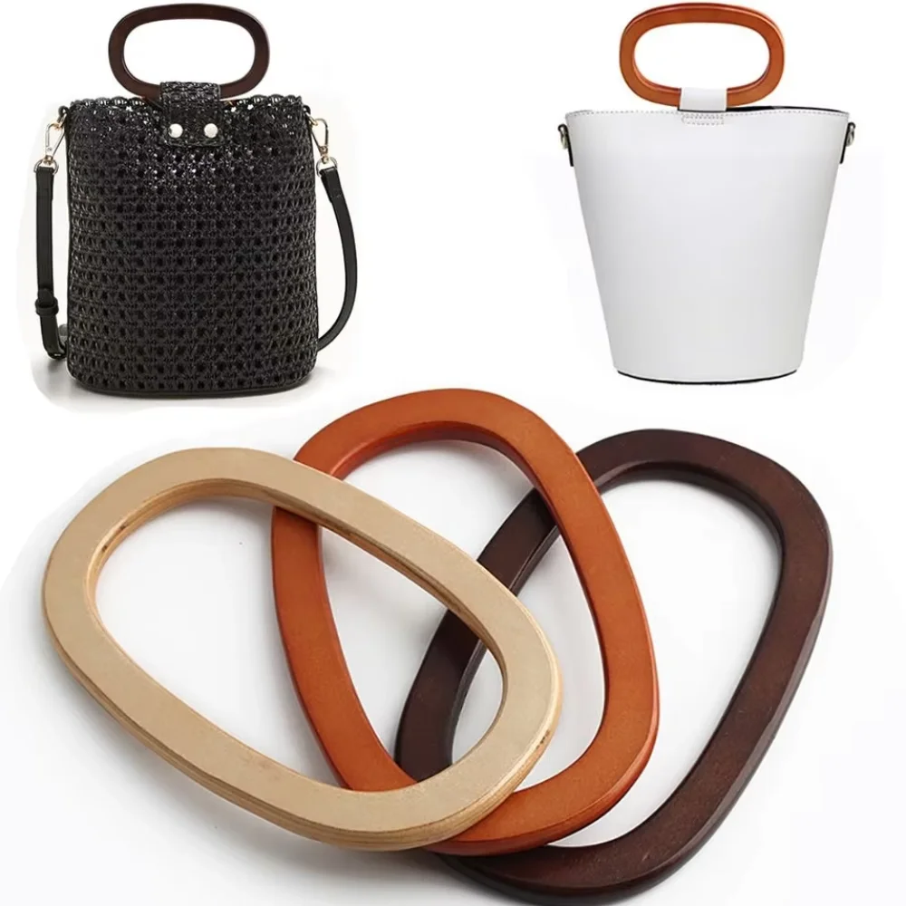 DIY Handmade Oval Handbag Handle Wooden 17.3*10cm Shoulder Bag Strap Handbag Wrist Crochet Bag
DIY Handmade Oval Handbag Handle Wooden 17.3*10cm Shoulder Bag Strap Handbag Wrist Crochet Bag