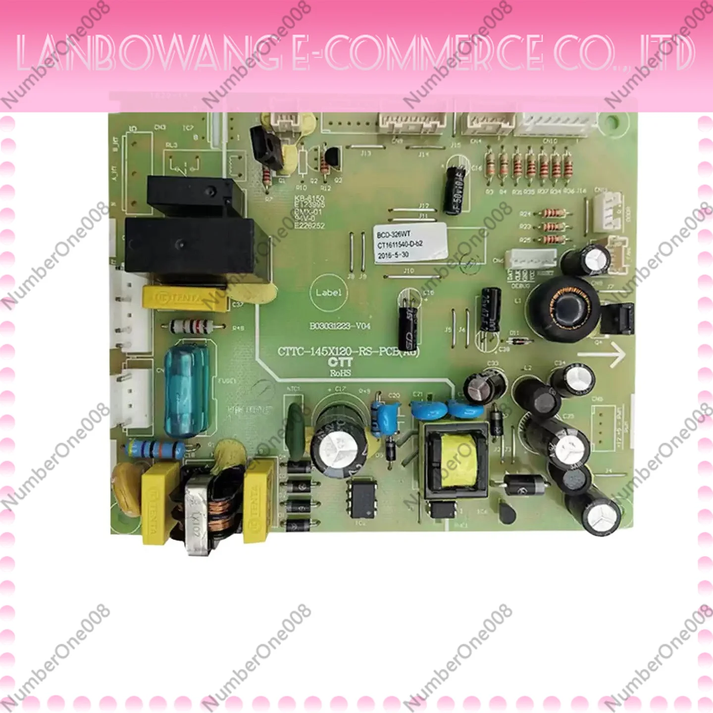 S+1611540 1890561 B03031223 Refrigerator Fridge Main PCB Power Control Board for Hisense BCD-326WT, Fagor FFK6735BX
S+1611540 1890561 B03031223 Refrigerator Fridge Main PCB Power Control Board for Hisense BCD-326WT, Fagor FFK6735BX