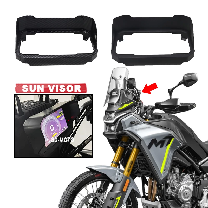 For CFMOTO 450MT 700MT 450 MT 700 mt MT700 Motorcycle Instrument Hat Sun Visor Meter Cover Guard Protector MT450 Accessories
For CFMOTO 450MT 700MT 450 MT 700 mt MT700 Motorcycle Instrument Hat Sun Visor Meter Cover Guard Protector MT450 Accessories