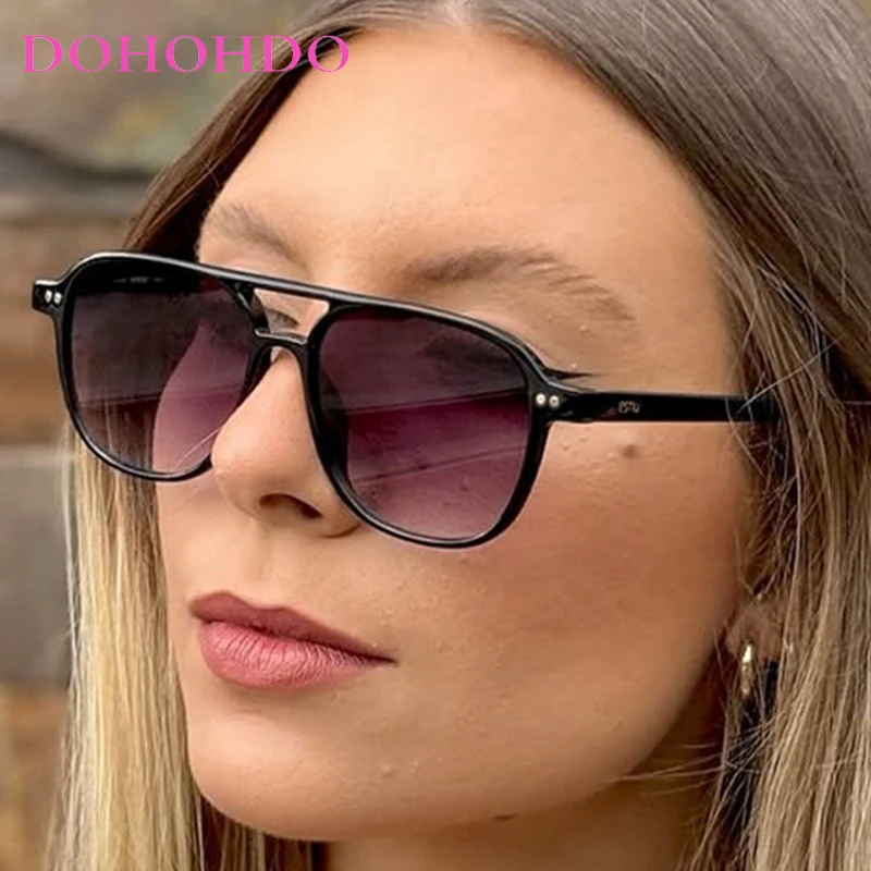 Retro Brand Designer Square Pilot Double Bridge Women Sunglasses Classic Rice Nail Men Sunglass Drive Shade Travel Eyewear UV400
Retro Brand Designer Square Pilot Double Bridge Women Sunglasses Classic Rice Nail Men Sunglass Drive Shade Travel Eyewear UV400