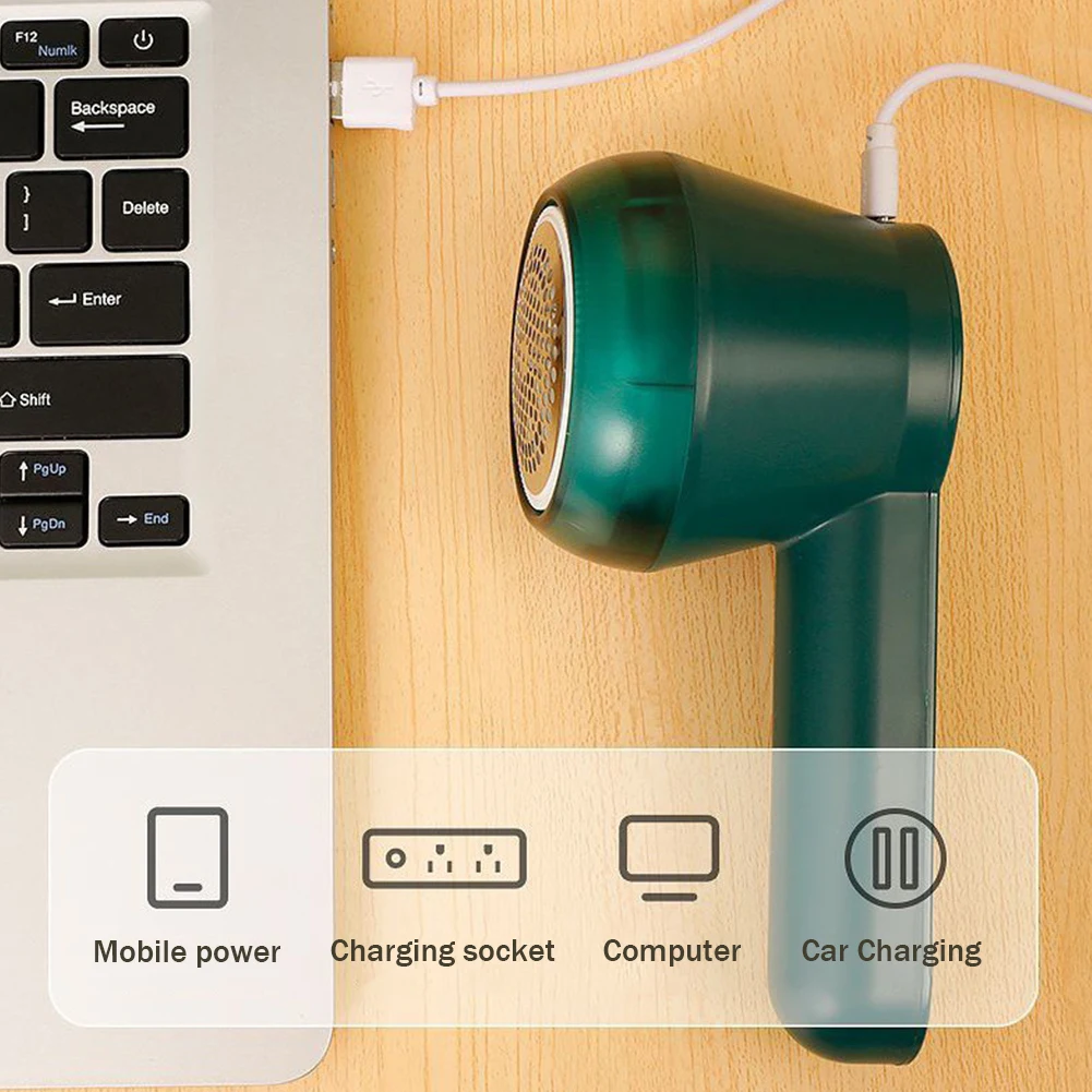 Fabric Shaver Portable Sweater Shaver Defuzzer USB Rechargeable Pilling Fuzz Remover 6-Leaf Blades for Home TravelHome Supplies
Fabric Shaver Portable Sweater Shaver Defuzzer USB Rechargeable Pilling Fuzz Remover 6-Leaf Blades for Home TravelHome Supplies
