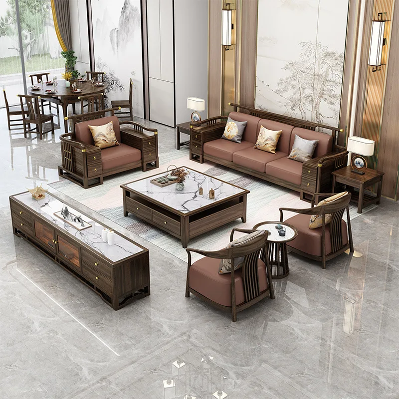 DSA ebony all-solid wood sofa combination modern simple living room full set of large-scale high-end villa furniture
DSA ebony all-solid wood sofa combination modern simple living room full set of large-scale high-end villa furniture