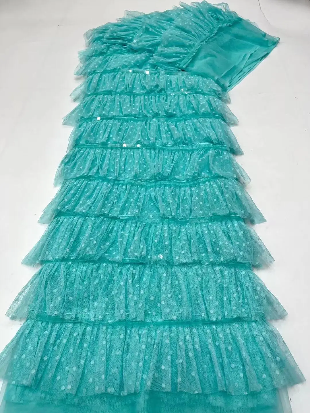French Bridal Luxury Africa L-1306754 Sequin Tulle Lace Fabric High Quality Nigeria Embroidered Fabric For Wedding
French Bridal Luxury Africa L-1306754 Sequin Tulle Lace Fabric High Quality Nigeria Embroidered Fabric For Wedding