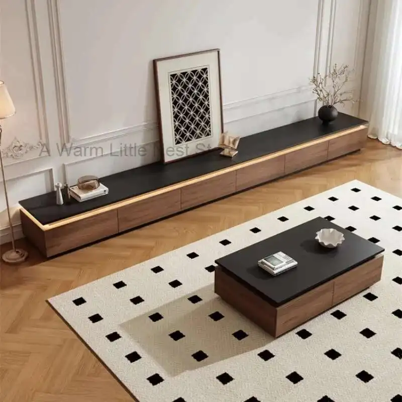Minimalist TV Cabinet Coffee Table Combination Living Room Household Ambient Modern Tv Stand Meuble Salon Home Furniture
Minimalist TV Cabinet Coffee Table Combination Living Room Household Ambient Modern Tv Stand Meuble Salon Home Furniture