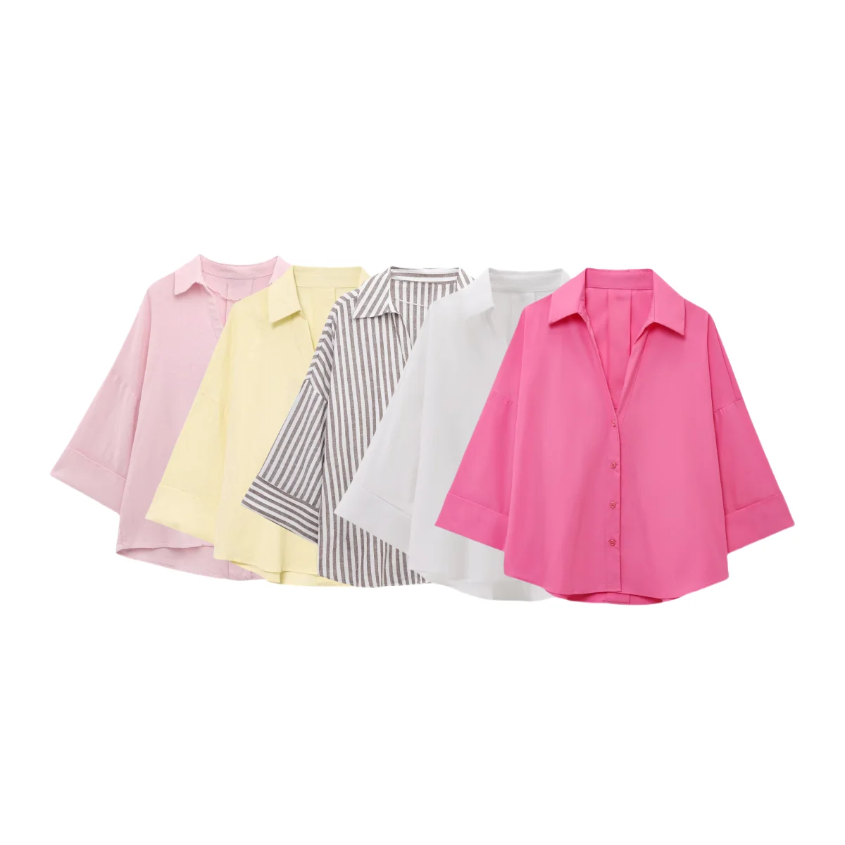 UNIZERA 2025 Summer New Style Fashionable, Simple and Versatile Loose and Comfortable V-neck Long-sleeved Shirt
UNIZERA 2025 Summer New Style Fashionable, Simple and Versatile Loose and Comfortable V-neck Long-sleeved Shirt