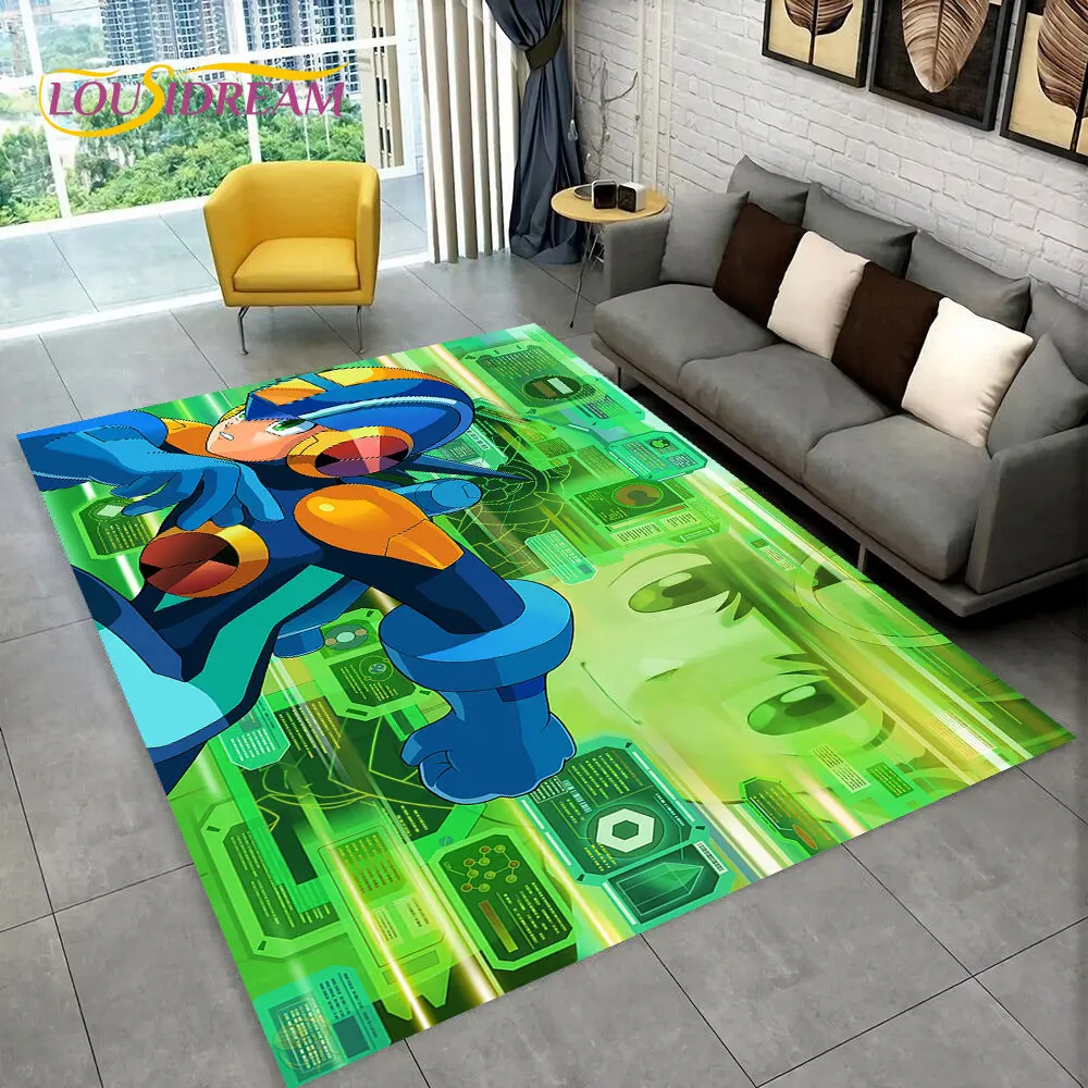 Rockman Megaman Game Cartoon Area Rug,Carpet Rug for Living Room Bedroom Sofa Doormat Decoration, Kids Play Non-slip Floor Mat
Rockman Megaman Game Cartoon Area Rug,Carpet Rug for Living Room Bedroom Sofa Doormat Decoration, Kids Play Non-slip Floor Mat