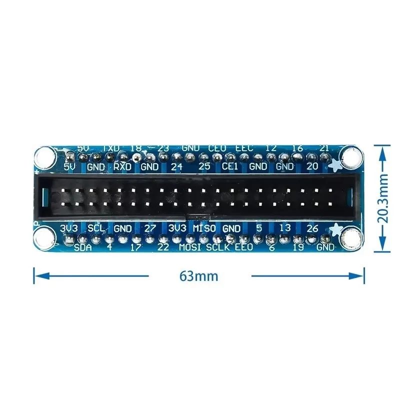 Compatible with Raspberry Pi Raspberry PI GPIOSwitchboard 40Needle Used breadboard Expansion board
Compatible with Raspberry Pi Raspberry PI GPIOSwitchboard 40Needle Used breadboard Expansion board