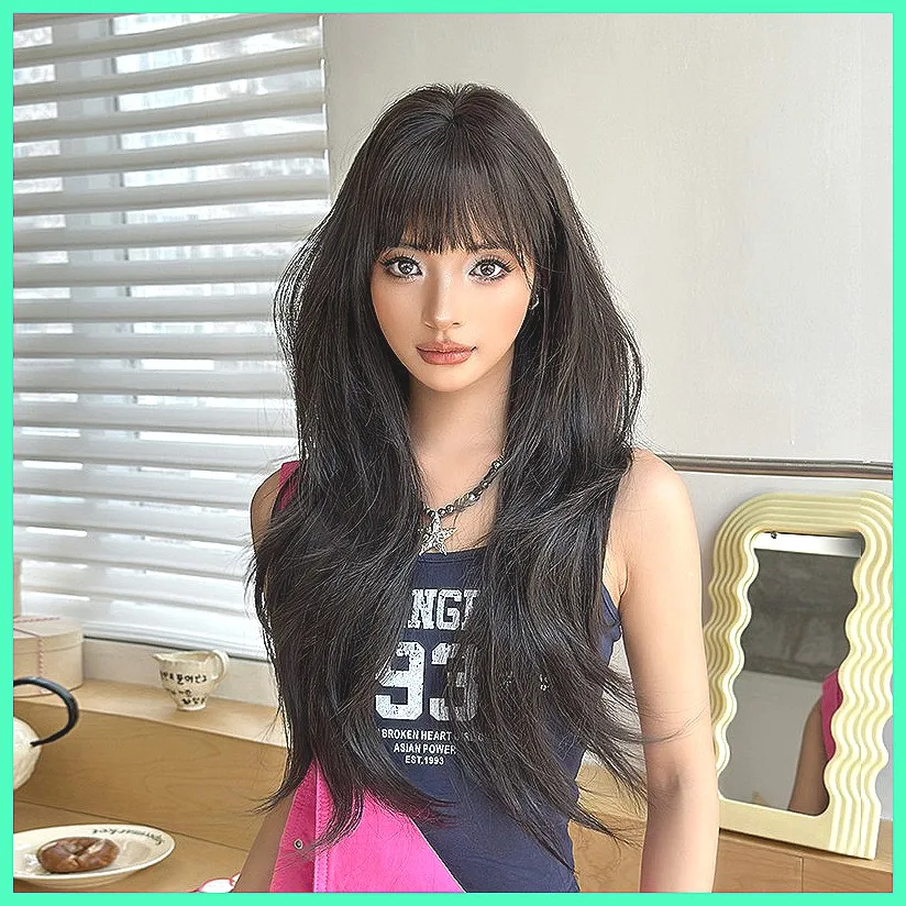 New style wigs, suitable for women with long curly hair, big wave hairstyle, artificial wigs, black color
New style wigs, suitable for women with long curly hair, big wave hairstyle, artificial wigs, black color