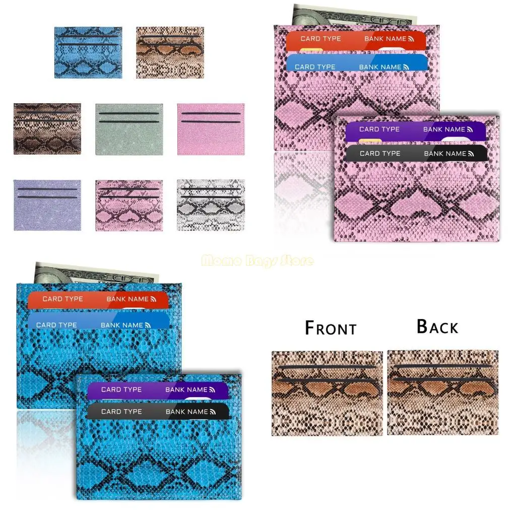 X90D Fashionable Snake Pattern Card Wallet PU Card Holder Large Capacity Storage Case
X90D Fashionable Snake Pattern Card Wallet PU Card Holder Large Capacity Storage Case