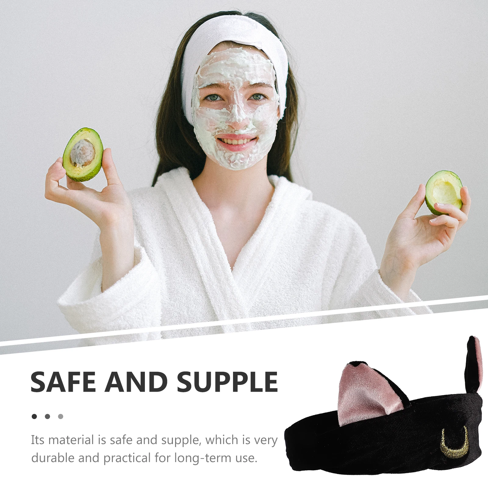 Lovely Face Washing Headband Cat Ear Elastic Hairband Women'S Makeup Home Use Supple Comfortable Facial Cleaning Hairband
Lovely Face Washing Headband Cat Ear Elastic Hairband Women'S Makeup Home Use Supple Comfortable Facial Cleaning Hairband