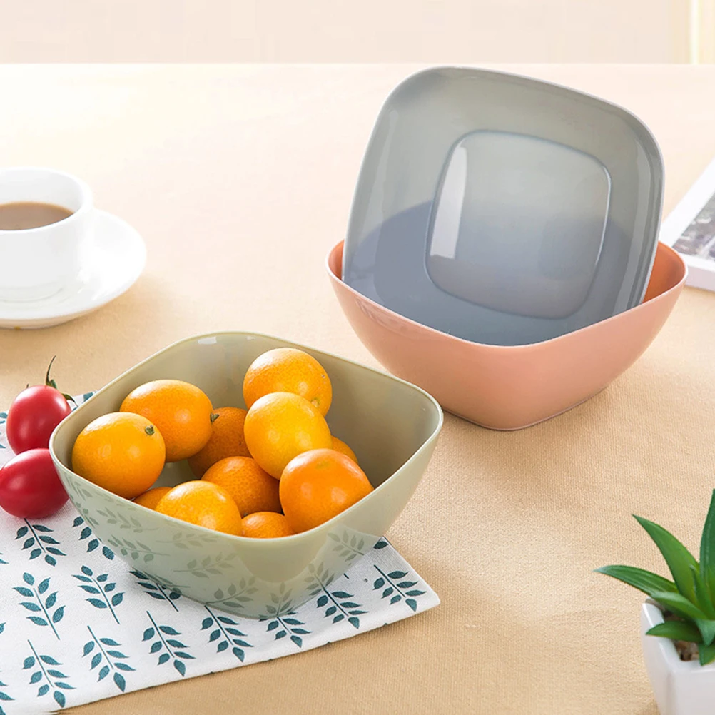 Square Fruit Bowl Snack Salad Container Blue Modern Lightweight Eco-Friendly Food Grade Pp Material Household Use
Square Fruit Bowl Snack Salad Container Blue Modern Lightweight Eco-Friendly Food Grade Pp Material Household Use