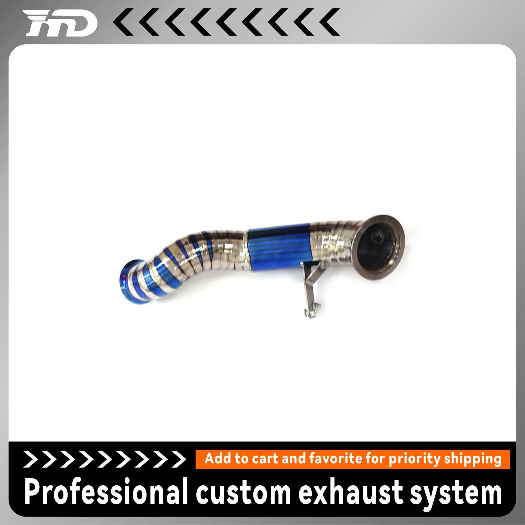 for Mercedes Benz C300 W205 2.0T LHD With Heat Shield Racing Pipe HMD Exhaust System High Flow Performance Downpipe
for Mercedes Benz C300 W205 2.0T LHD With Heat Shield Racing Pipe HMD Exhaust System High Flow Performance Downpipe