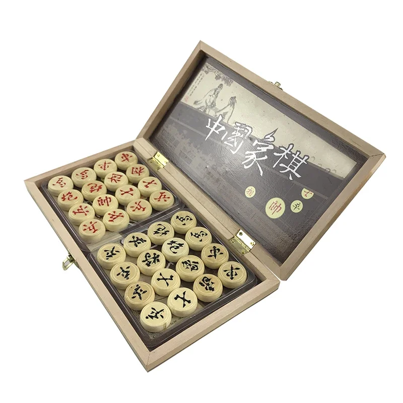 Portable Chinese Chess Set in Wooden Box Educational Entertainment Business Gift Game for Parent Child Business Trip Souvenir
Portable Chinese Chess Set in Wooden Box Educational Entertainment Business Gift Game for Parent Child Business Trip Souvenir