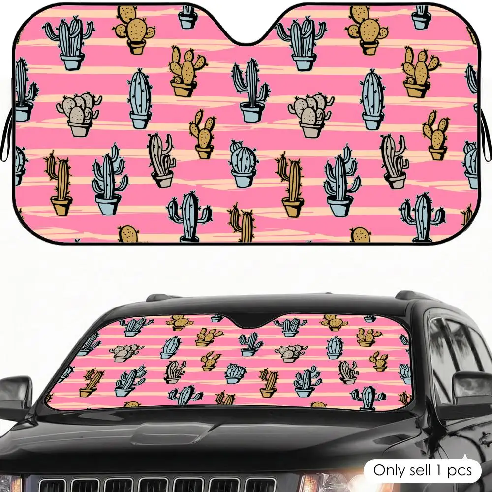 Caroiem Cactus Print Sun Visor Car Windshield Sunshade UV Protection Reflective Foldable Heat Insulation Cover
Caroiem Cactus Print Sun Visor Car Windshield Sunshade UV Protection Reflective Foldable Heat Insulation Cover
