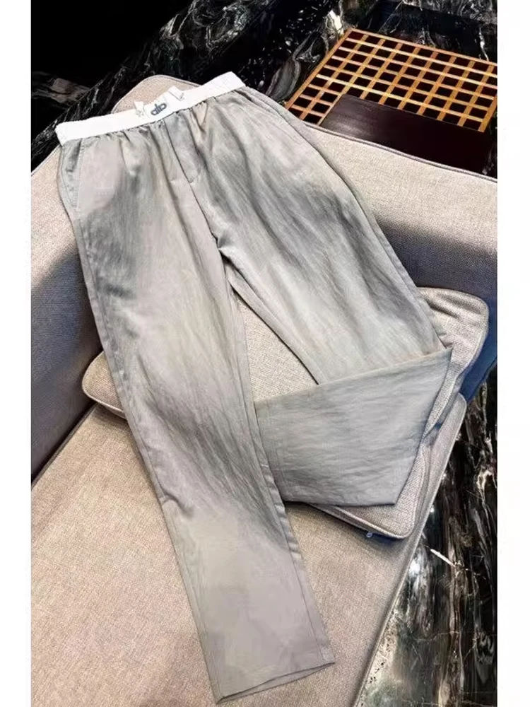 Laoqian Sle Men's Summer Thin Breathable Linen Straight Leg Casual Pants Patchwork Waist Design Comfortable Loose Fit
Laoqian Sle Men's Summer Thin Breathable Linen Straight Leg Casual Pants Patchwork Waist Design Comfortable Loose Fit