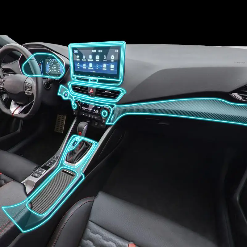 For Hyundai LAFESTA 2020-2023 Car Interior Center console Transparent TPU Protective film Anti-scratch Repair film Accessories
For Hyundai LAFESTA 2020-2023 Car Interior Center console Transparent TPU Protective film Anti-scratch Repair film Accessories