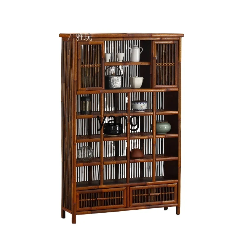 LH retro Nanzhu tea cabinet, tea set storage cabinet wall display rack, storage Bogu rack
LH retro Nanzhu tea cabinet, tea set storage cabinet wall display rack, storage Bogu rack