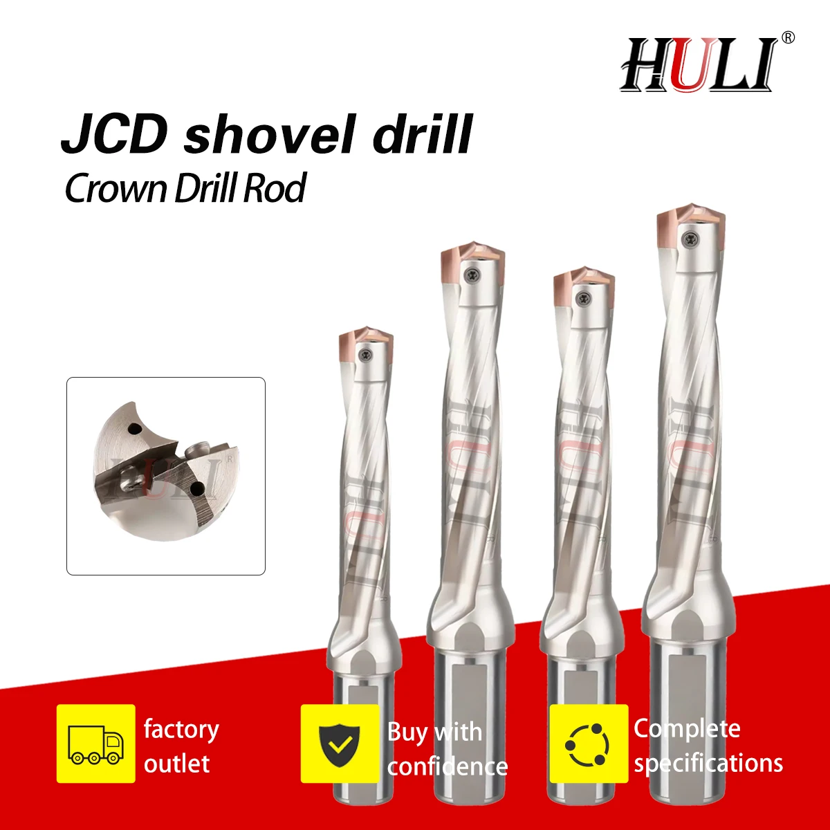 High Quality Crown Drilling Bit JCD Violence Drill 3D/5D/8D Internal Cooling U-Drill Cutter Bar CNC Lathe Deep Hole Spade Drills
High Quality Crown Drilling Bit JCD Violence Drill 3D/5D/8D Internal Cooling U-Drill Cutter Bar CNC Lathe Deep Hole Spade Drills