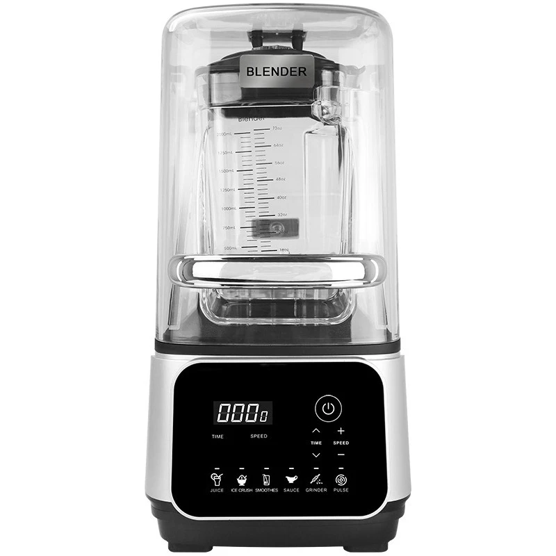 Covered Commercial Smoothie Blender Silent Food Mixer Ice Crusher For Milk Tea Shop Cold Drink Production Daily Beverage Making
Covered Commercial Smoothie Blender Silent Food Mixer Ice Crusher For Milk Tea Shop Cold Drink Production Daily Beverage Making