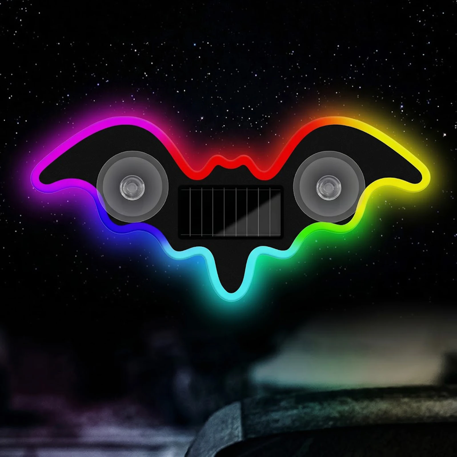 Solar Bat Shaped LED Ambient Light USB Rechargeable LED Triangle Window Bat Lamp Atmosphere Breathing Lamp for Cars/Trucks/SUVs
Solar Bat Shaped LED Ambient Light USB Rechargeable LED Triangle Window Bat Lamp Atmosphere Breathing Lamp for Cars/Trucks/SUVs