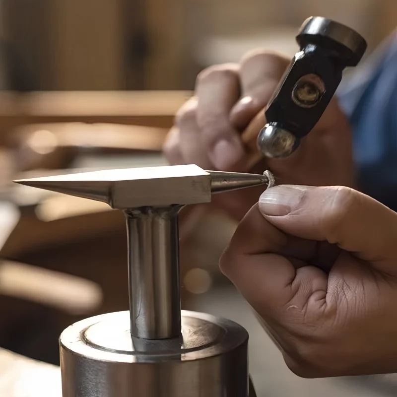 Professional Horn Anvil - Jewelry Making Bench Block for Gold/Silver/Copper Ring Hammering & DIY Metal Craft
Professional Horn Anvil - Jewelry Making Bench Block for Gold/Silver/Copper Ring Hammering & DIY Metal Craft