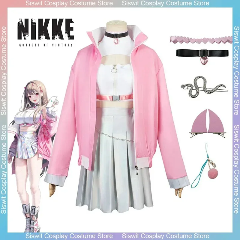 Game Nikke Viper Cosplay Costumes The Goddess of Victory Suits Pink Uniforms Women Sexy Outfits Anime Carnival Party Dress Up
Game Nikke Viper Cosplay Costumes The Goddess of Victory Suits Pink Uniforms Women Sexy Outfits Anime Carnival Party Dress Up