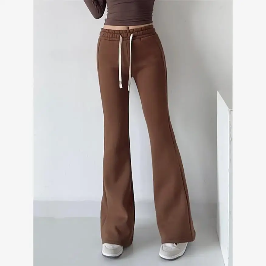 American Retro High Waist Slimming Thickened Fleece Micro Flared Pants Women's Autumn Winter Sports Casual Sweatpants Floor-L...
American Retro High Waist Slimming Thickened Fleece Micro Flared Pants Women's Autumn Winter Sports Casual Sweatpants Floor-L...