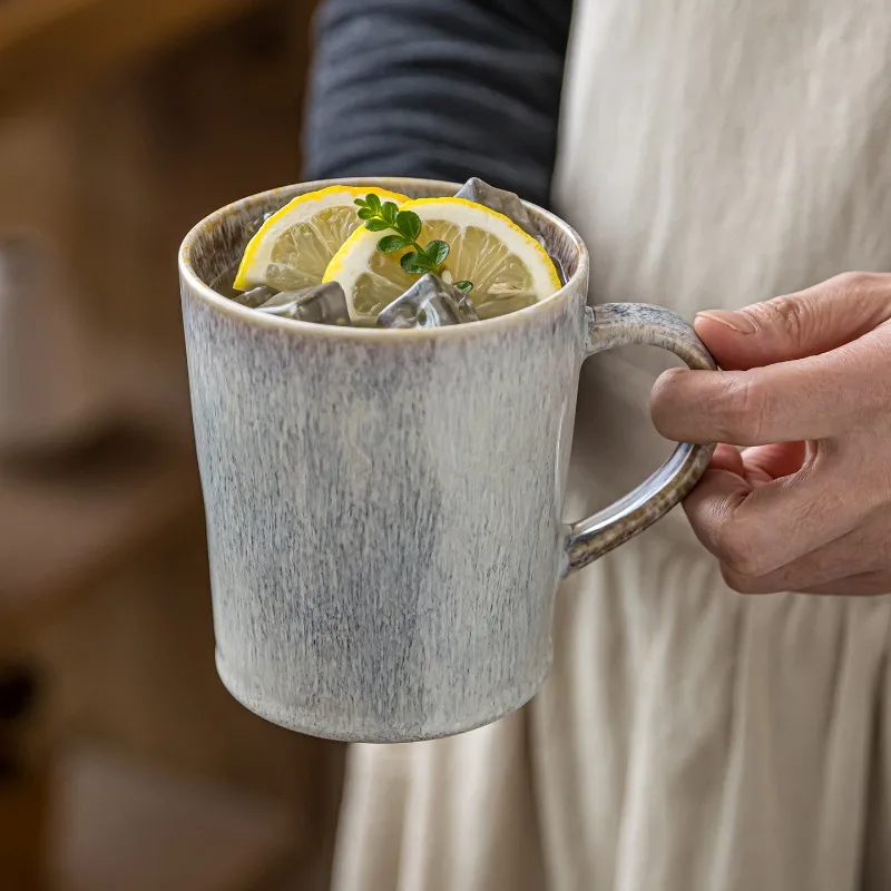 Stylish Exquisite Ceramic Mug Large Capacity Home Breakfast Cup High-value Tea Coffee Drinking Cup Coffee Mug
Stylish Exquisite Ceramic Mug Large Capacity Home Breakfast Cup High-value Tea Coffee Drinking Cup Coffee Mug