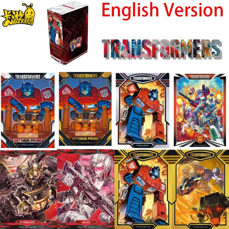 Genuine KAYOU Transformers Card Energy Critical Premium Card Overdrive Edition English Series XR Anime Collection Card Toys Gift
Genuine KAYOU Transformers Card Energy Critical Premium Card Overdrive Edition English Series XR Anime Collection Card Toys Gift